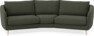 Madison - 3-sits soffa svängd, 90 cm - Grön