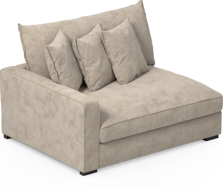 Rossi - 2-sits med armstöd vänster - Beige