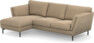 Madison Lux - 2-sits soffa med schäslong vänster - Beige