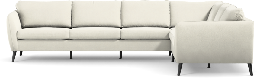 County - Hörnsoffa, 3+2-sits - Vit