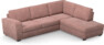 Friday - 2,5-sits soffa med divan höger - Rosa