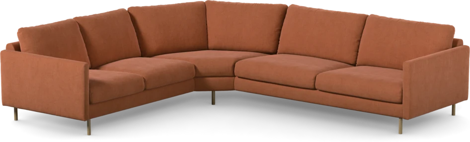 Madison Lux - Hörnsoffa 2+3-sits, hörn 2 - Orange