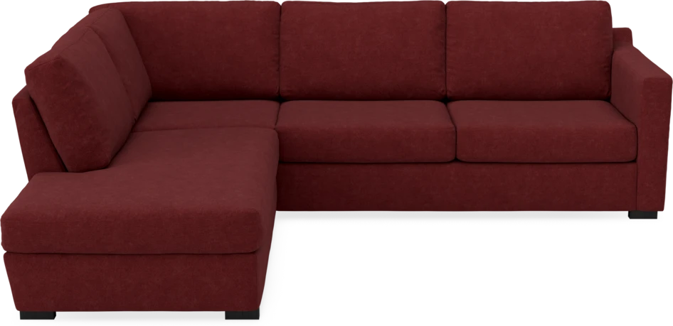 Friday - 2,5-sits soffa med divan vänster - Rosa