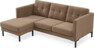 Rio - 3-sits soffa med schäslong vänster - Beige