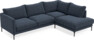 Impression Delux - 3-sits soffa med divan höger - Blå