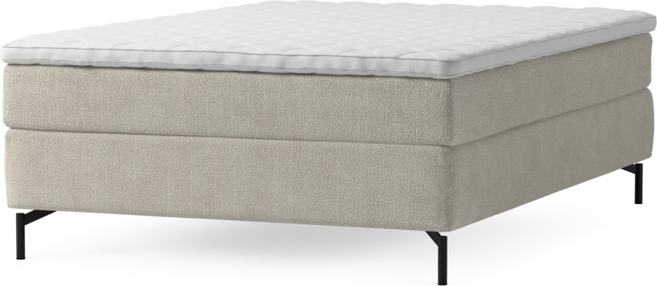 Delux Sense - Kontinentalsäng, enkelsäng 140 cm med bäddmadrass och sängben