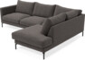 Impression Delux - 3-sits soffa med divan höger - Grå