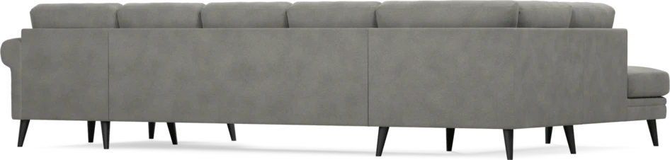Eden - 3-sits soffa med divan vänster och schäslong höger - Grå
