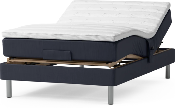 Roma Family, Ställbar säng, enkelsäng med bäddmadrass, B 80-120