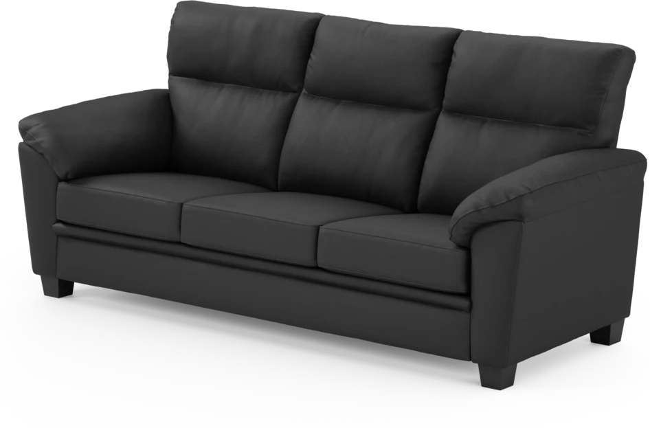 Tage - 3-sits soffa - Svart