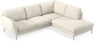Madison Lux - 2-sits soffa med divan höger - Vit