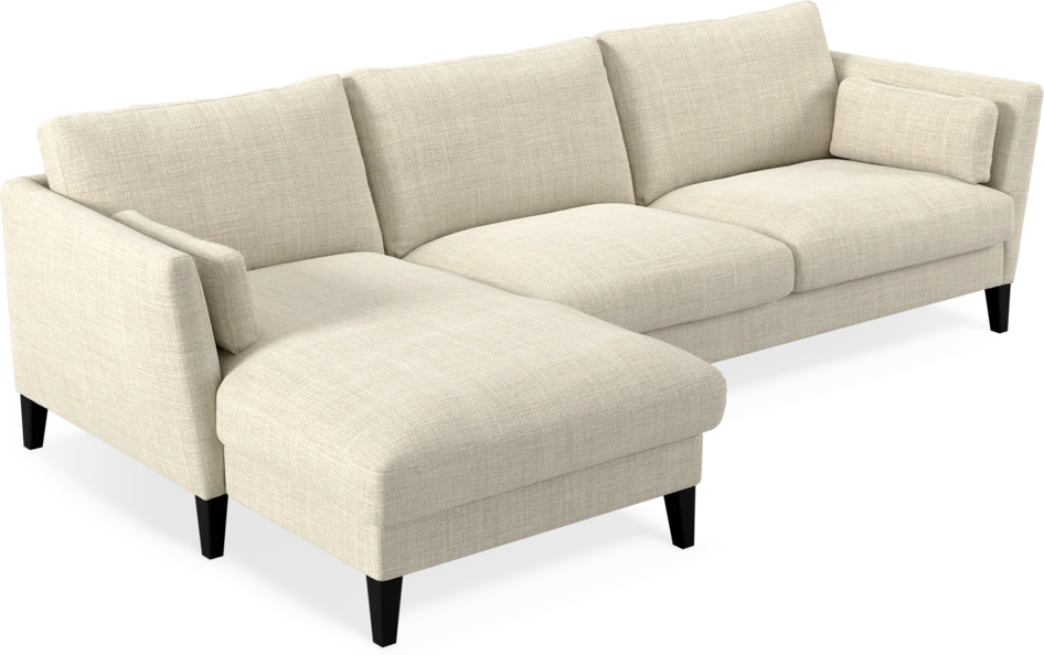 Winston - 3-sits soffa med schäslong, vändbar - Beige