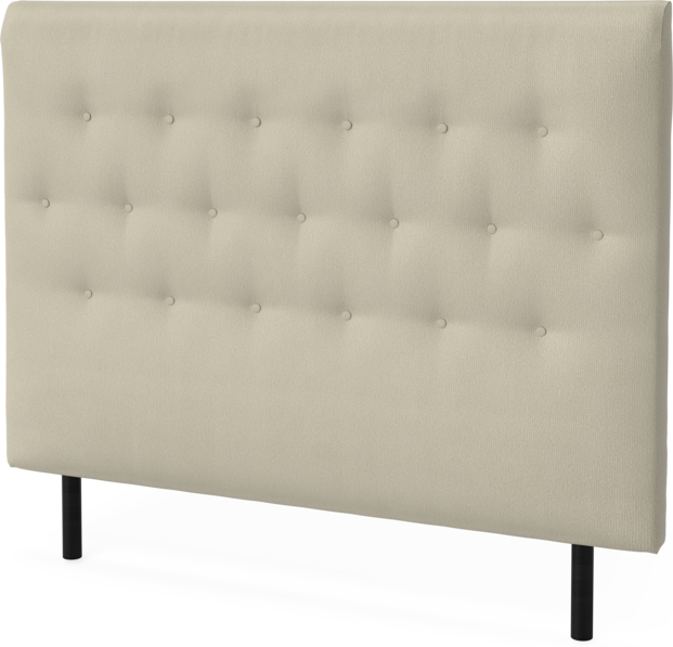 Roma Family pikerad låg - Sänggavel, 90-180 cm - Beige