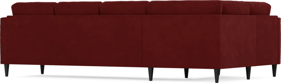 Eden - Hörnsoffa, 1+3-sits - Röd
