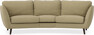 Madison - 3-sits soffa svängd, 70 cm - Gul