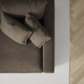 Rossi - 4-sits soffa - Brun