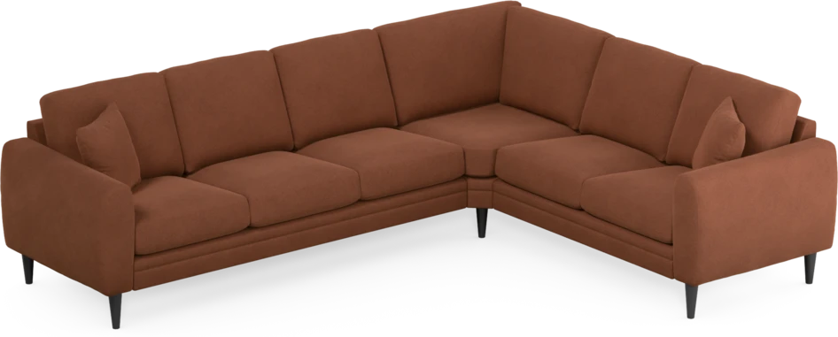 Eden - Hörnsoffa, 3+2-sits - Orange