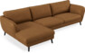 Madison Lux - 3-sits soffa med schäslong vänster - Brun