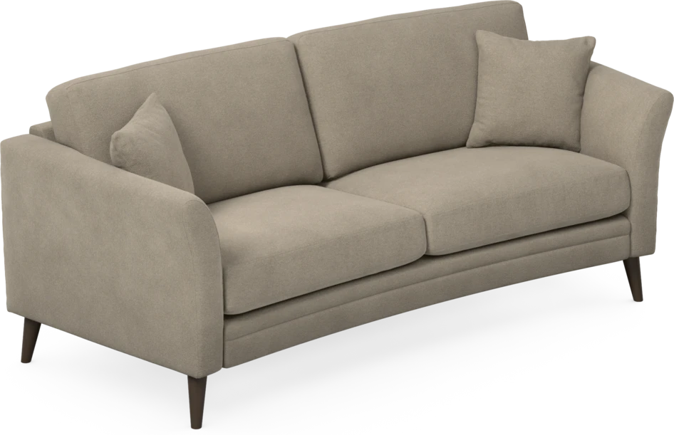 Eden - 2,5-sits soffa svängd - Beige