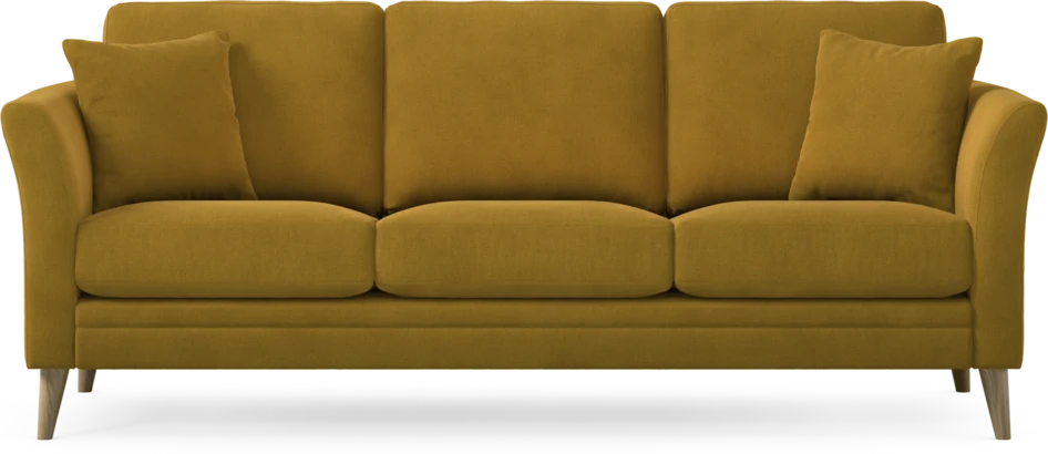 Eden - 3-sits soffa - Gul