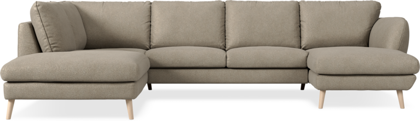 Madison Lux - 2-sits soffa med divan vänster och schäslong höger - Beige