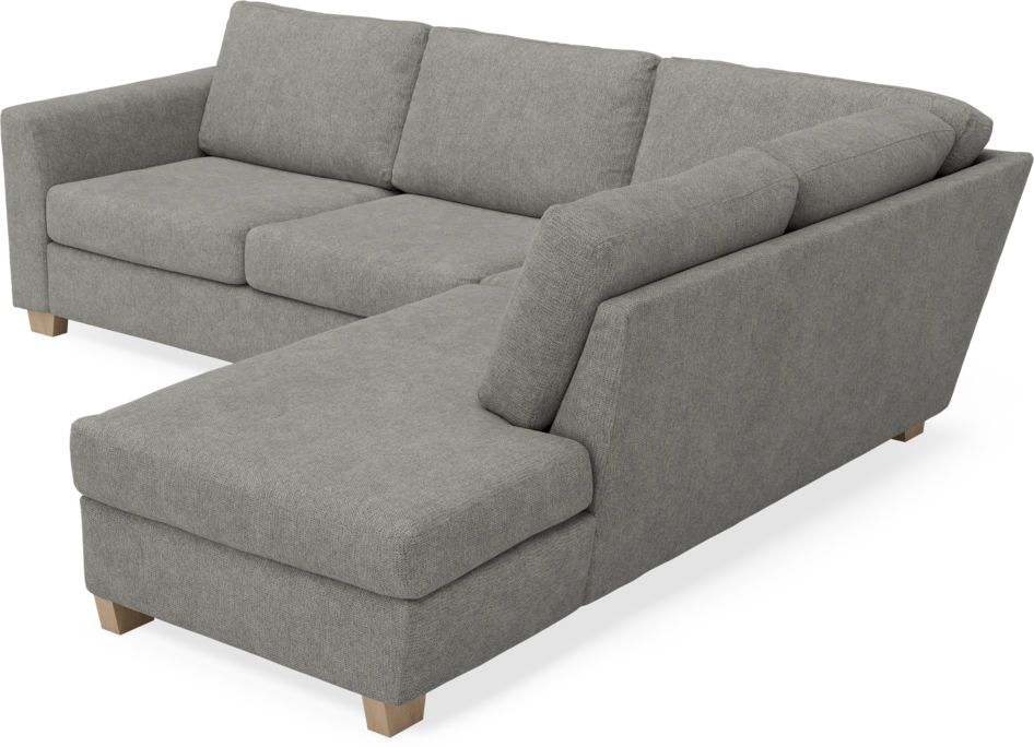 Friday - 2,5-sits soffa med divan höger - Grå