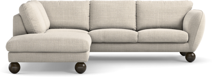 Madison Lux - 2-sits soffa med divan vänster - Beige