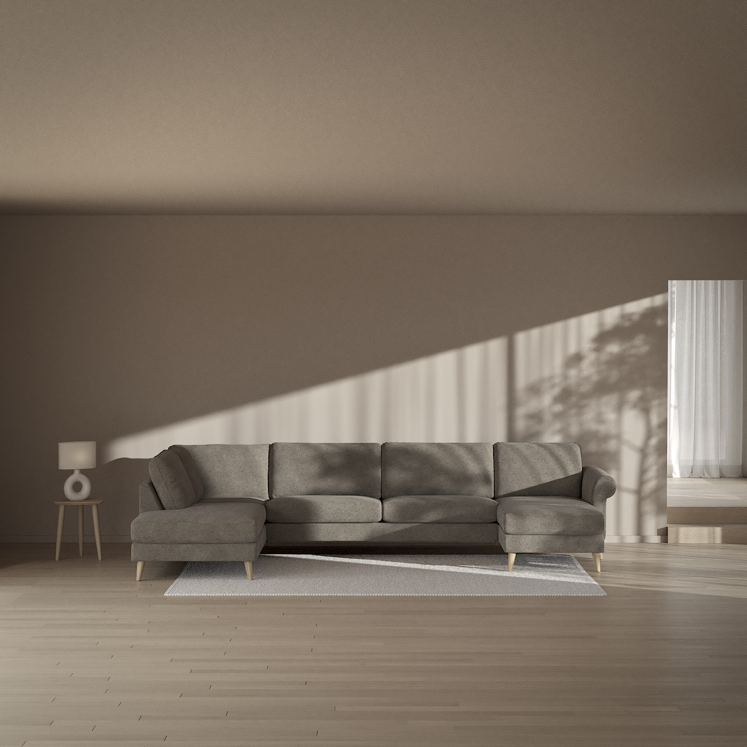 Bridge - 3-sits soffa med divan vänster och schäslong höger - inspiration