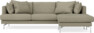 Harper - 4-sits med schäslong höger  - Beige