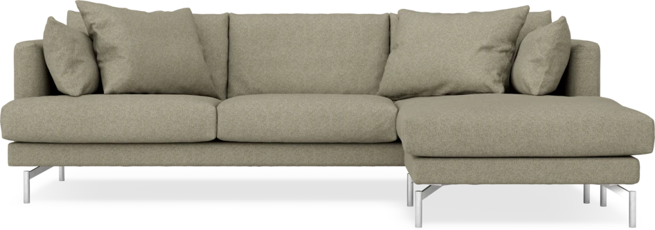 Harper - 4-sits med schäslong höger  - Beige