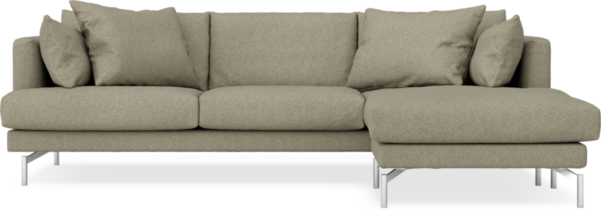 Harper - 4-sits med schäslong höger - Beige