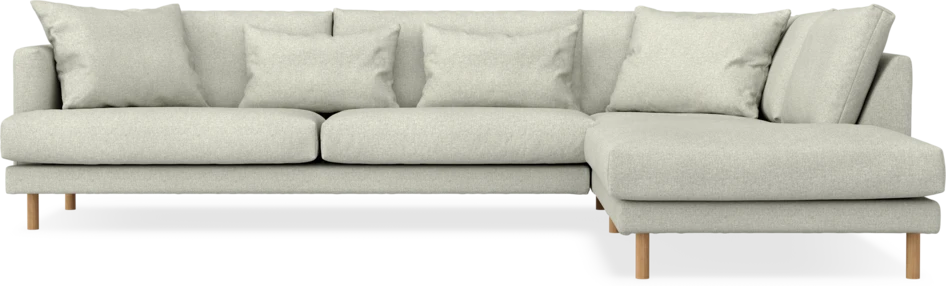 Harper - 3-sits soffa med divan höger - Beige