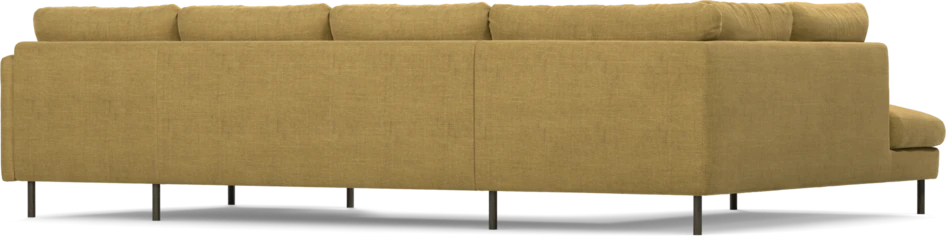 Madison - 2-sits soffa med divan vänster och schäslong höger - Gul