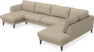 Bridge - 3-sits soffa med schäslong vänster och divan höger - Beige