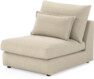 Pieces - 1-sits utan armstöd - Beige