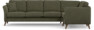 Eden - Hörnsoffa 3+1 - Grön