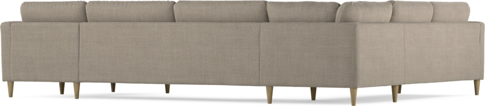Bridge - Hörnsoffa, 2+3-sits med schäslong höger - Beige