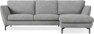 Madison Lux - 2-sits soffa med schäslong höger - Vit