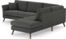 Eden - 2,5-sits soffa med divan - Grå