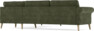 Bridge - Hörnsoffa, 3+2-sits - Grön