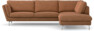 Madison Lux - 3-sits soffa med divan höger - Orange