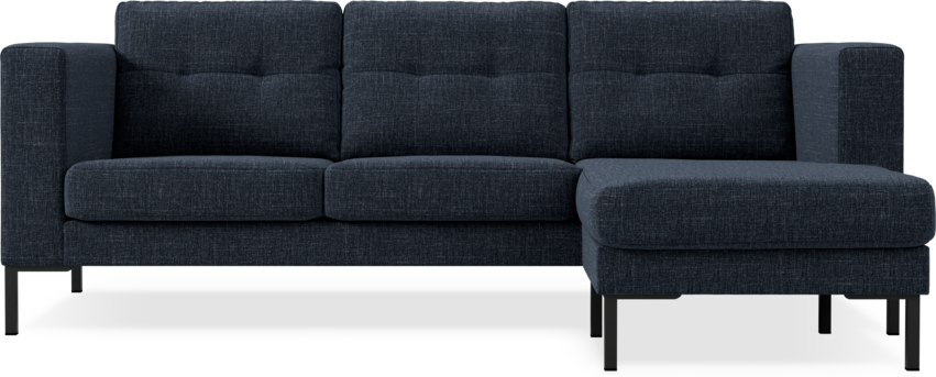 Rio - 3-sits soffa med schäslong höger - Blå