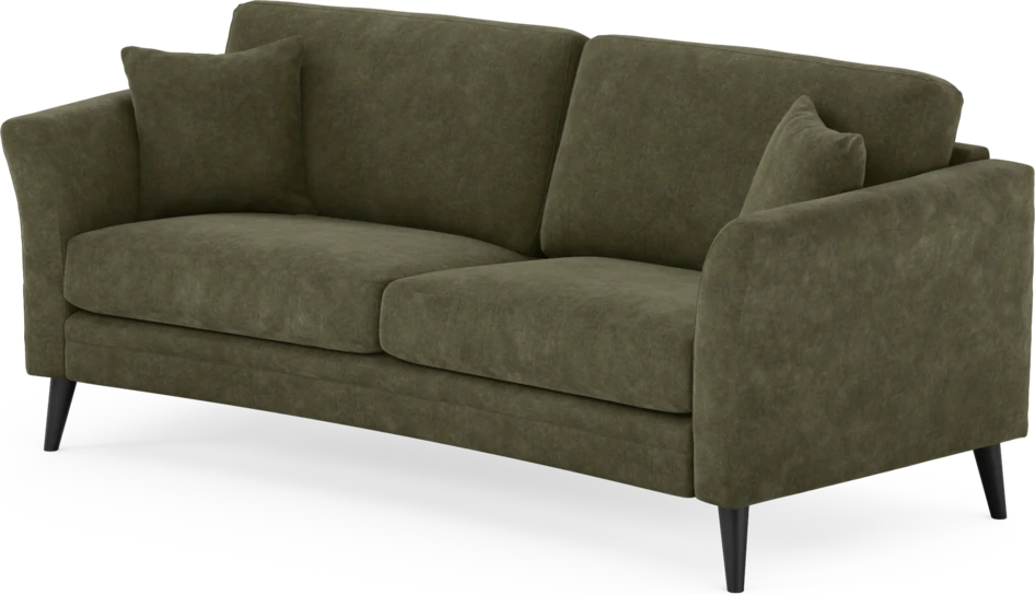 Eden - 2,5-sits soffa svängd - Grön
