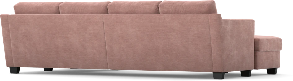 Friday - 2-sits soffa med två schäslonger - Rosa