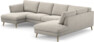 Madison Lux - 2-sits soffa med schäslong vänster och divan höger - Beige