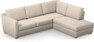 Friday - 2,5-sits soffa med divan höger - Beige