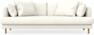 Harper - 3-sits soffa, hel dyna - Vit