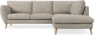 Madison - 2-sits soffa med divan höger - Vit