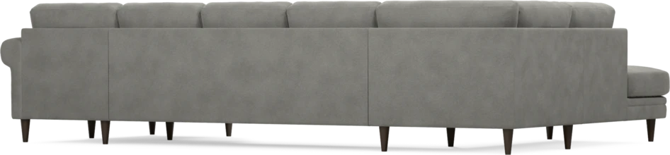 Eden - 3-sits soffa med divan vänster och schäslong höger - Grå