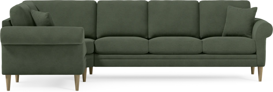 Eden - Hörnsoffa, 1+3-sits - Grön